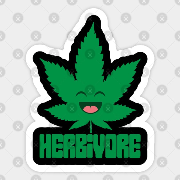 Herbivore Sticker by defytees